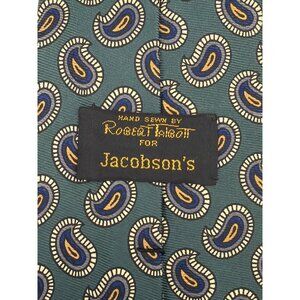 Robert Talbots for Jacobson's Paisley Print Men's Silk Necktie